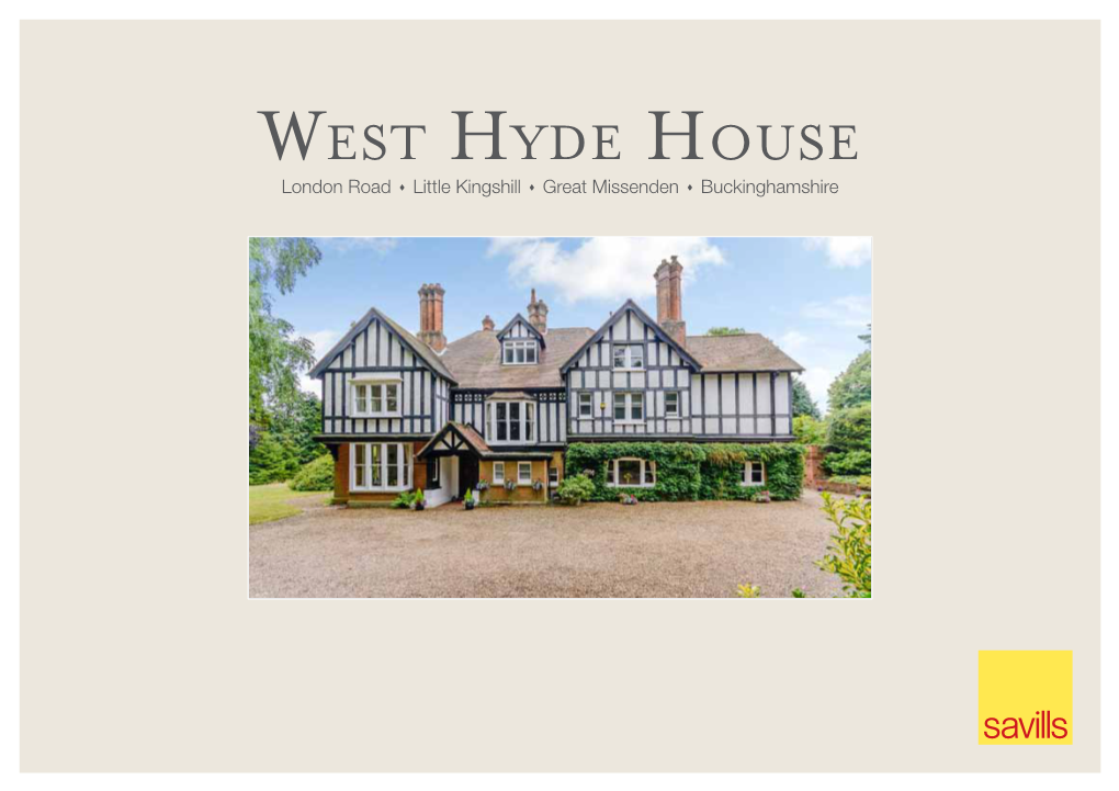 West Hyde House