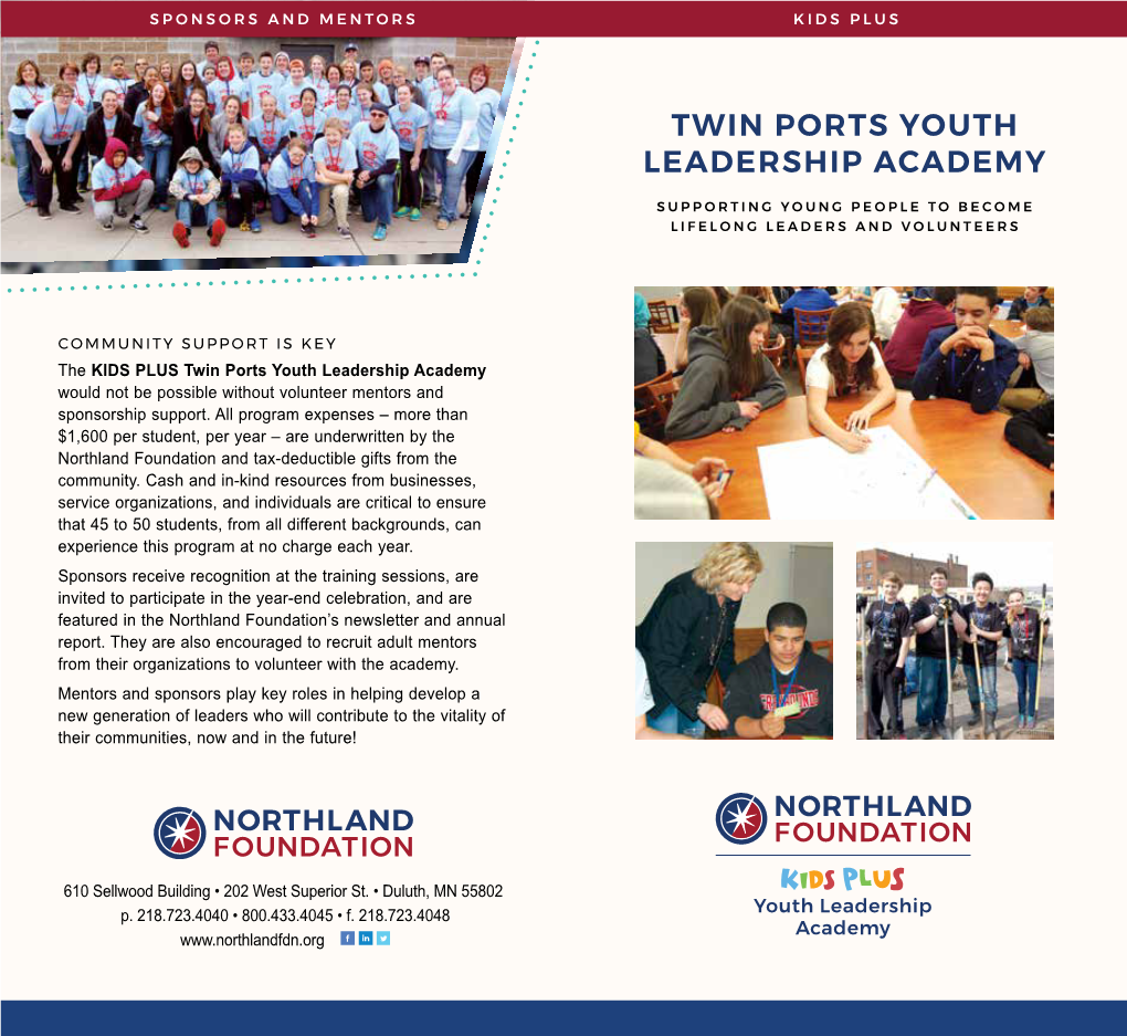 Twin Ports Youth Leadership Academy