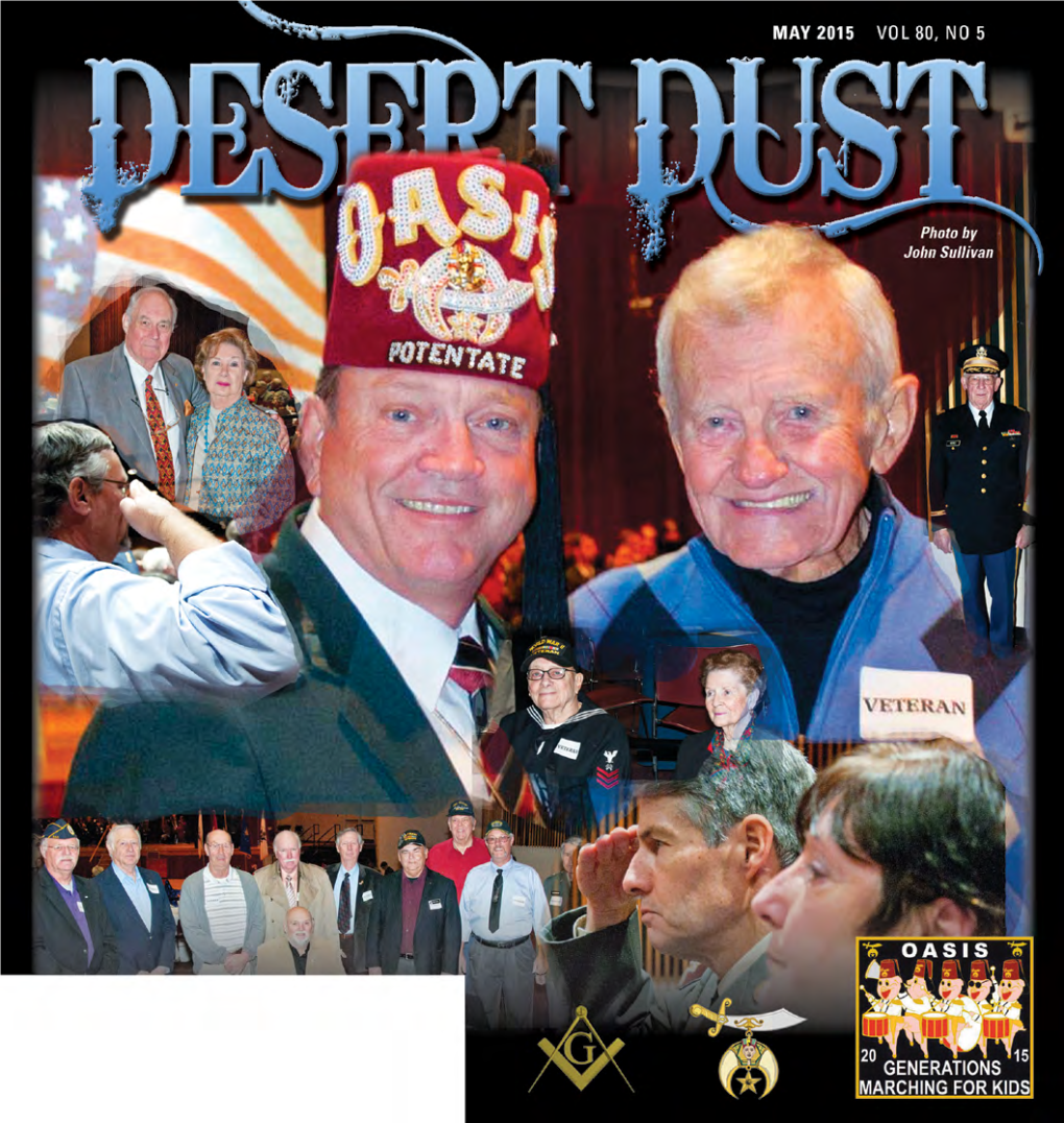 DESERT DUST MAY 2015 PAGE 1 PAGE 2 MAY 2015 DESERT DUST Contingency of Convertibles Head- a Number of the Members of the Hotel (Smokey Falls Lodge)