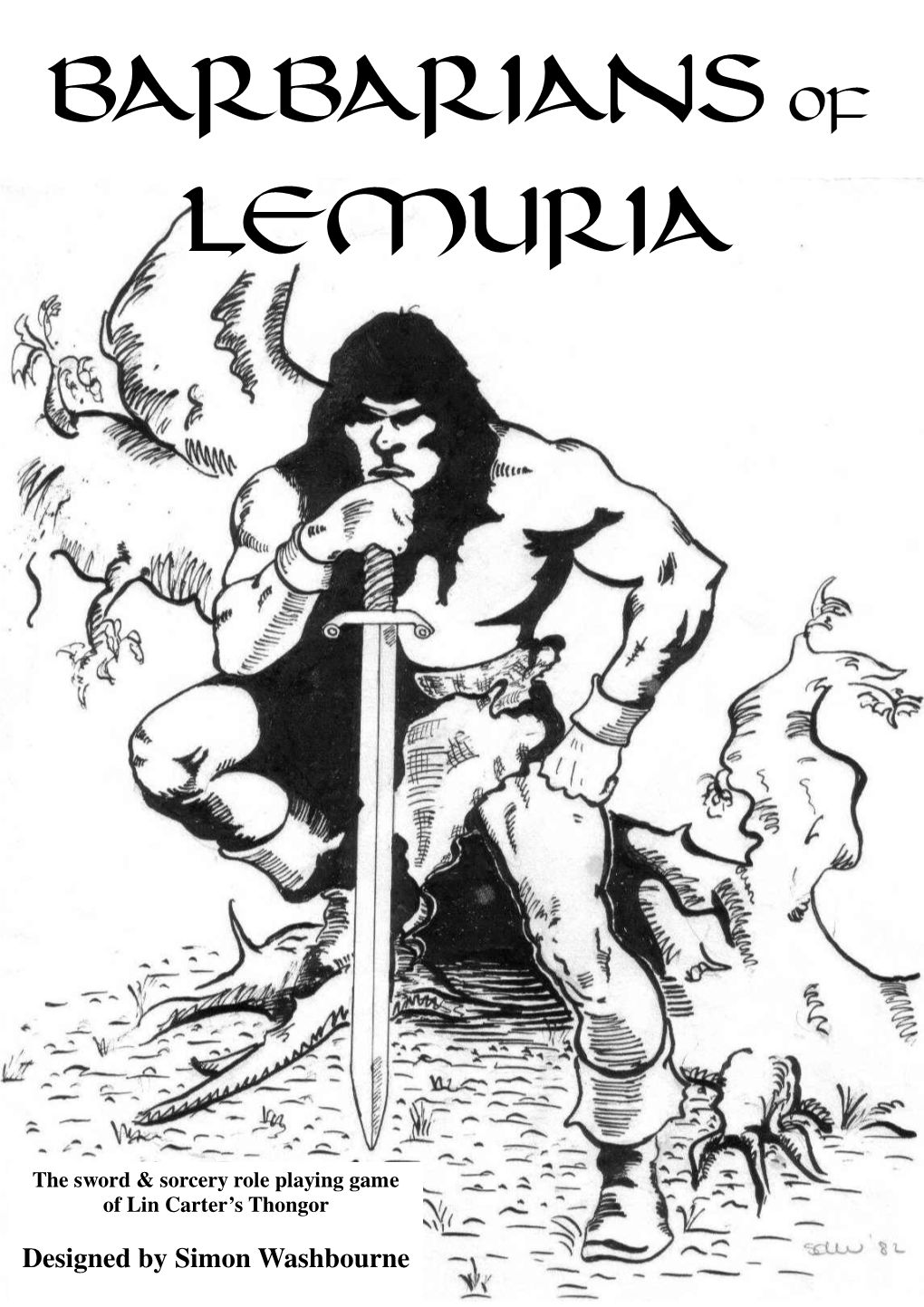 Barbarians of Lemuria Was Designed and Is © Simon Washbourne