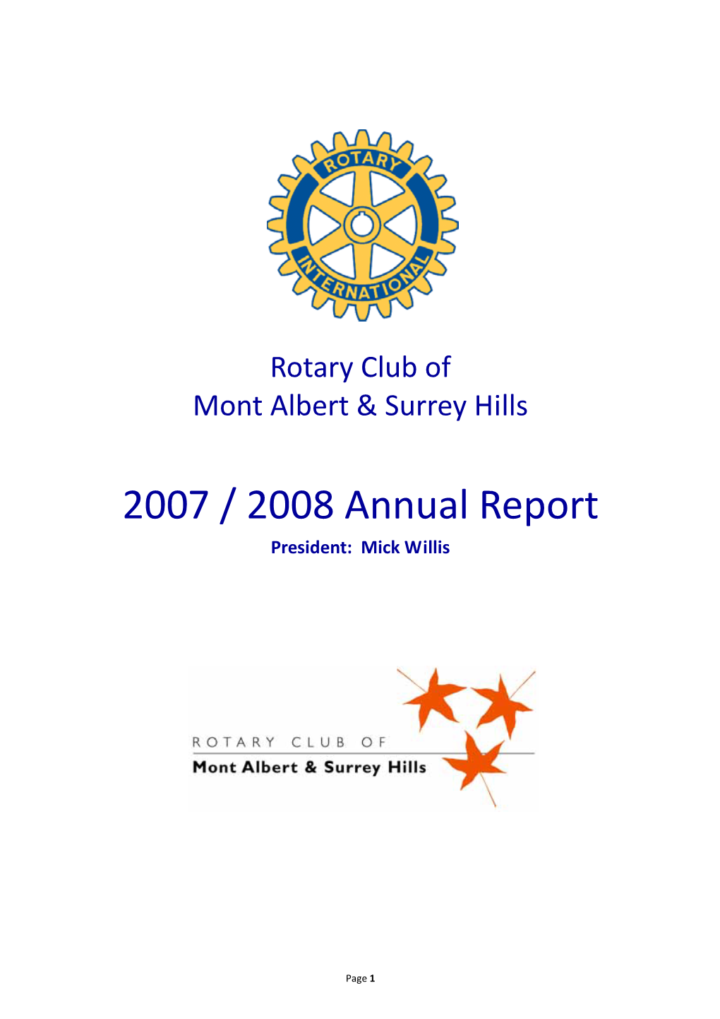 MASH 2007-2008 Annual Report