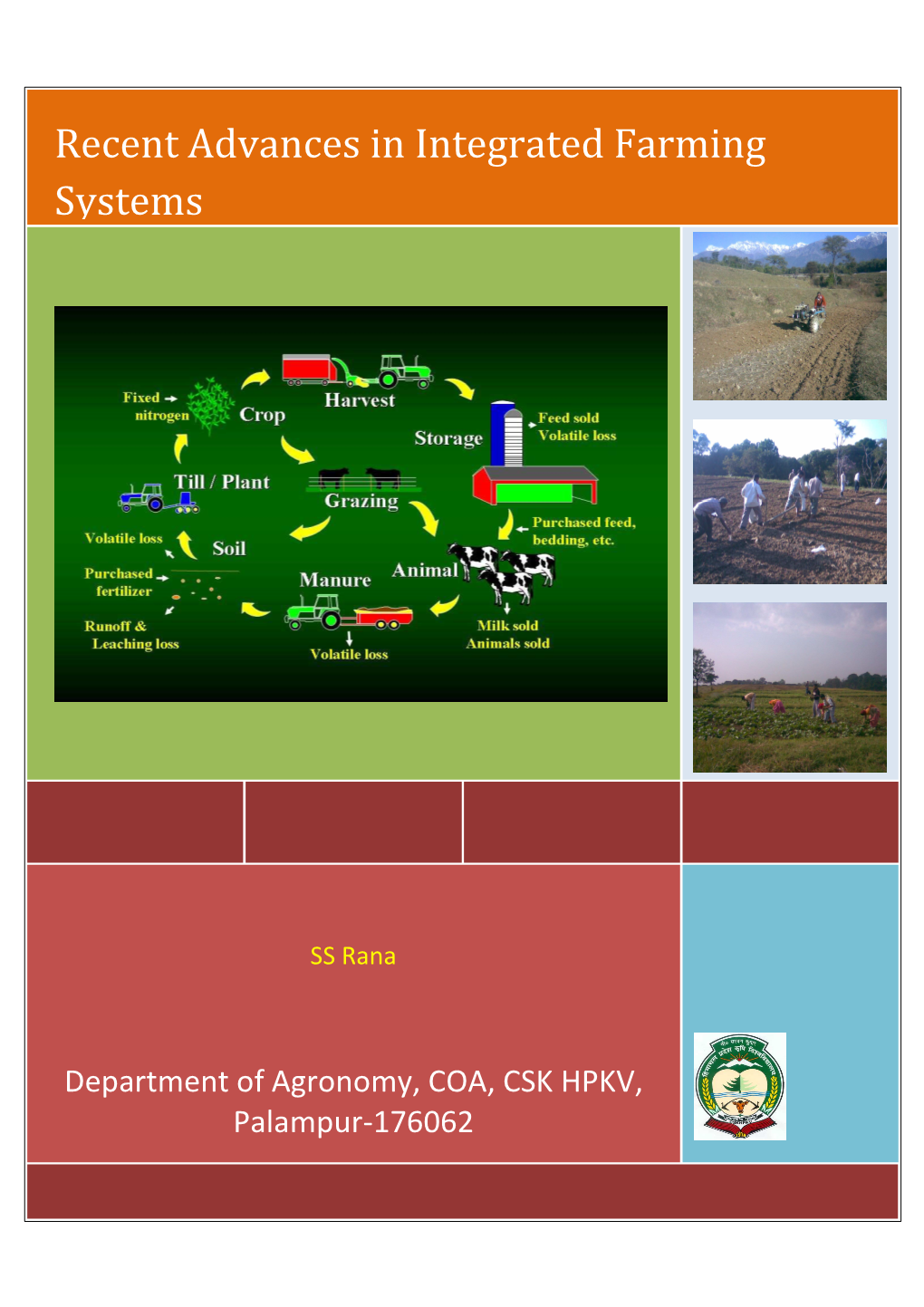Recent Advances in Integrated Farming Systems