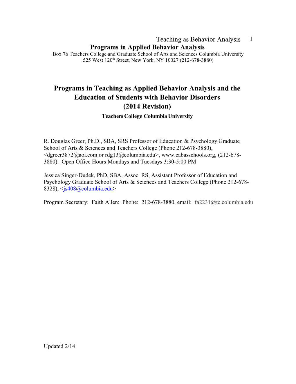 Teaching As Applied Behavior Analysis: A Strategic Science Of Pedagogy And Curriculum Design