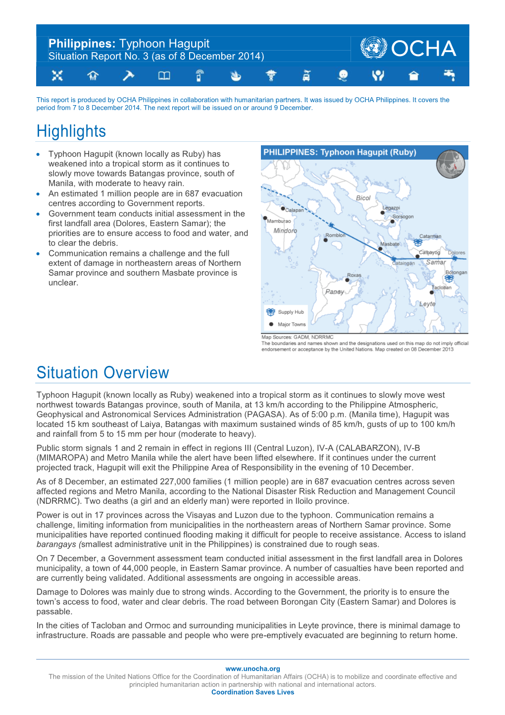 Highlights Situation Overview