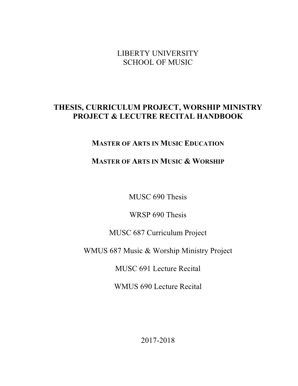 Thesis and Project Handbook 5.26.17 Final[1].Pdf