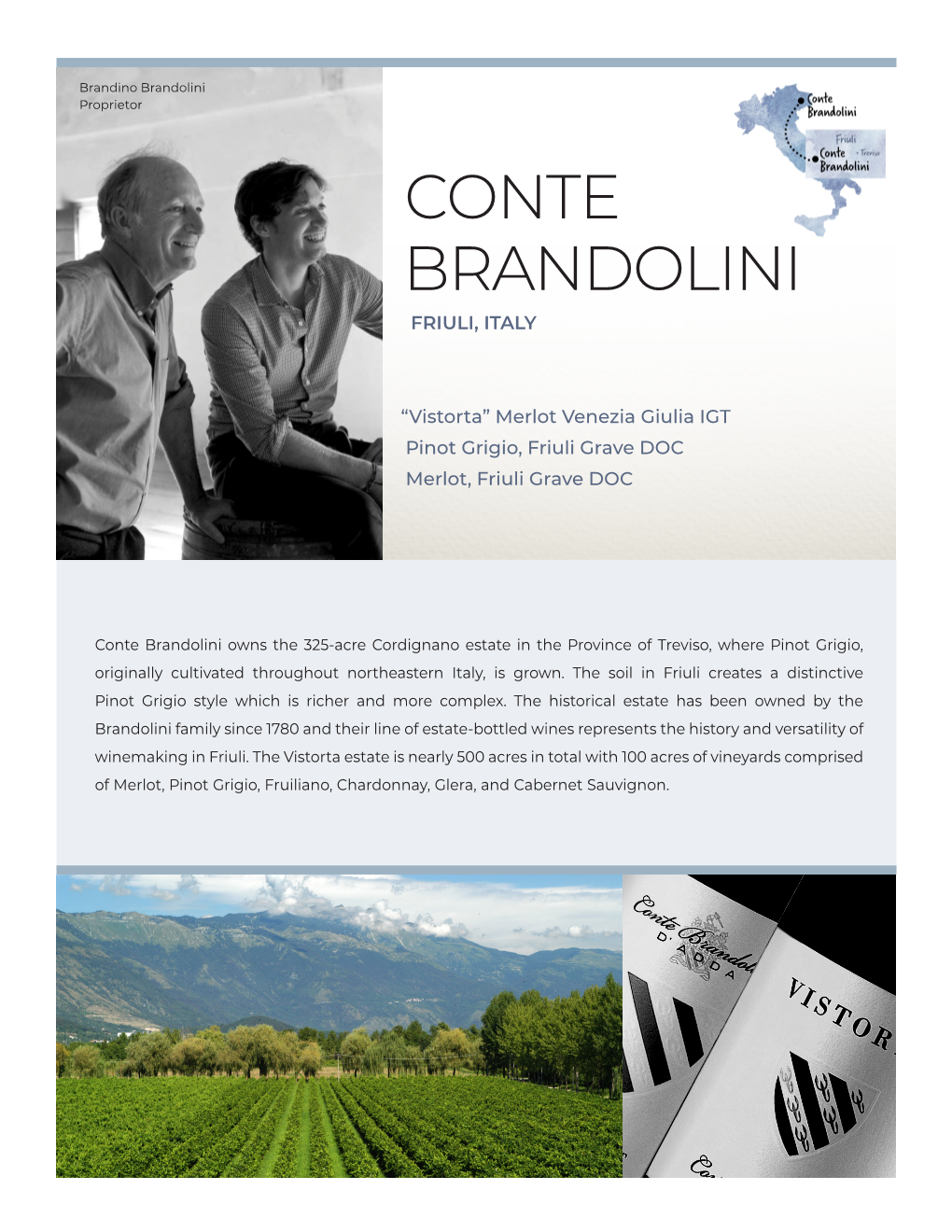 Conte Brandolini Friuli, Italy