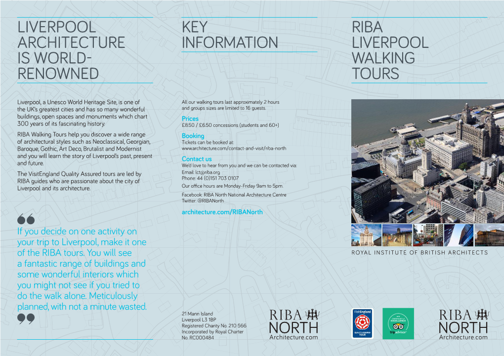 RIBA Liverpool City Tours