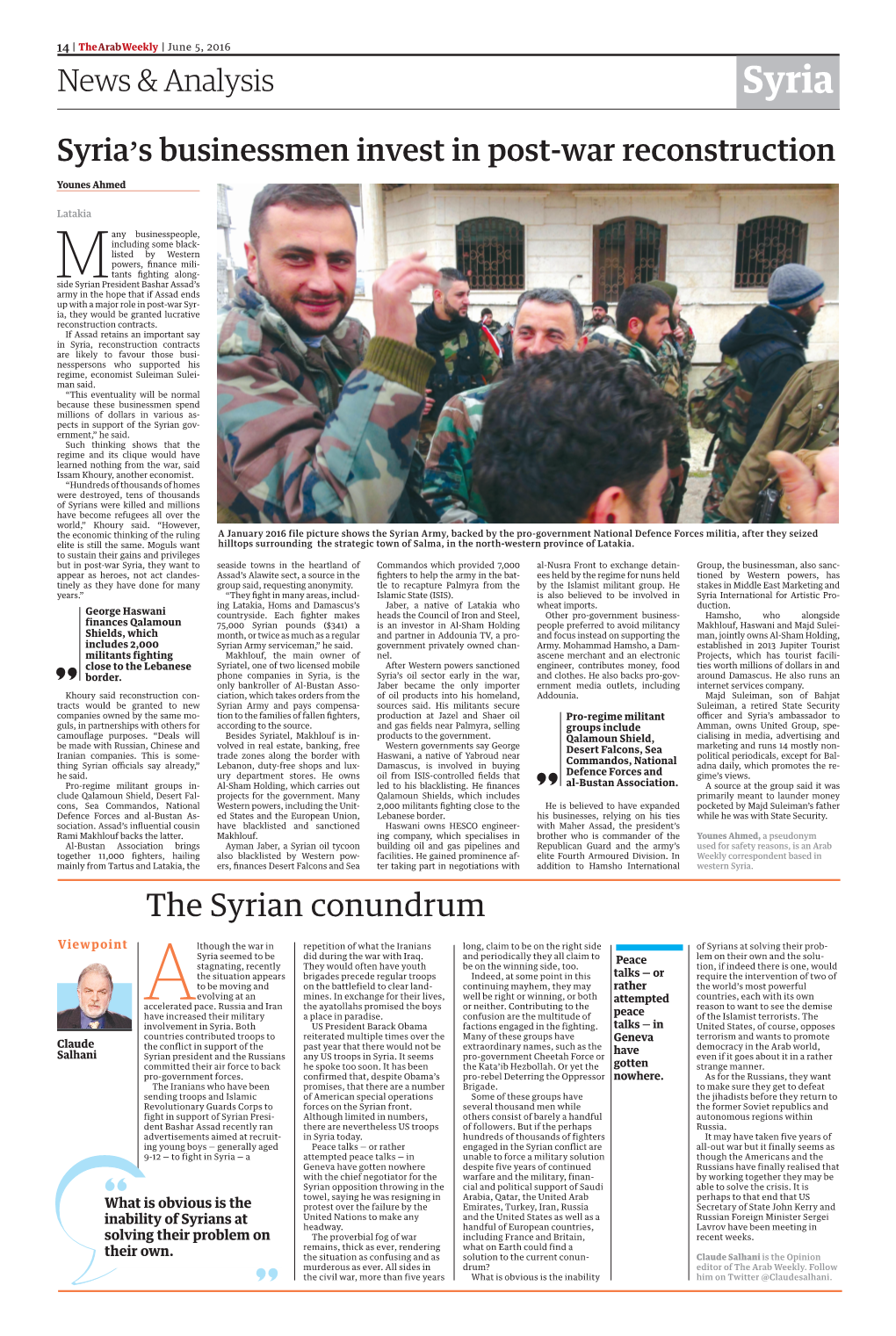 News & Analysis the Syrian Conundrum