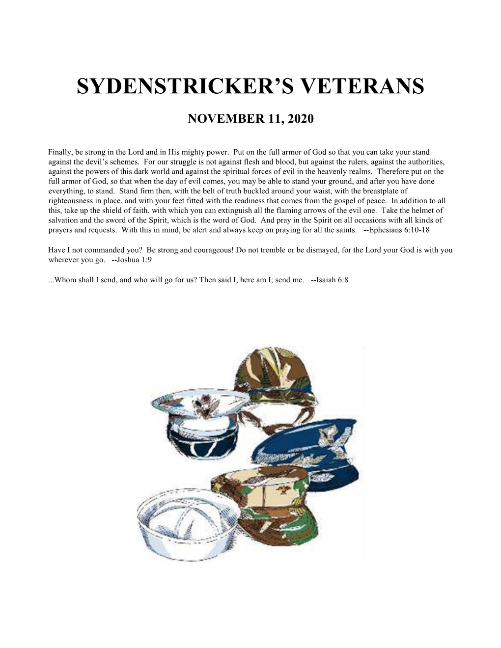 Sydenstricker's Veterans