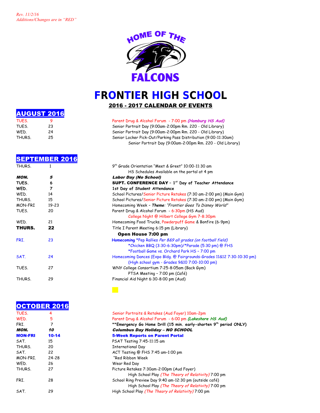 Frontier High School s1