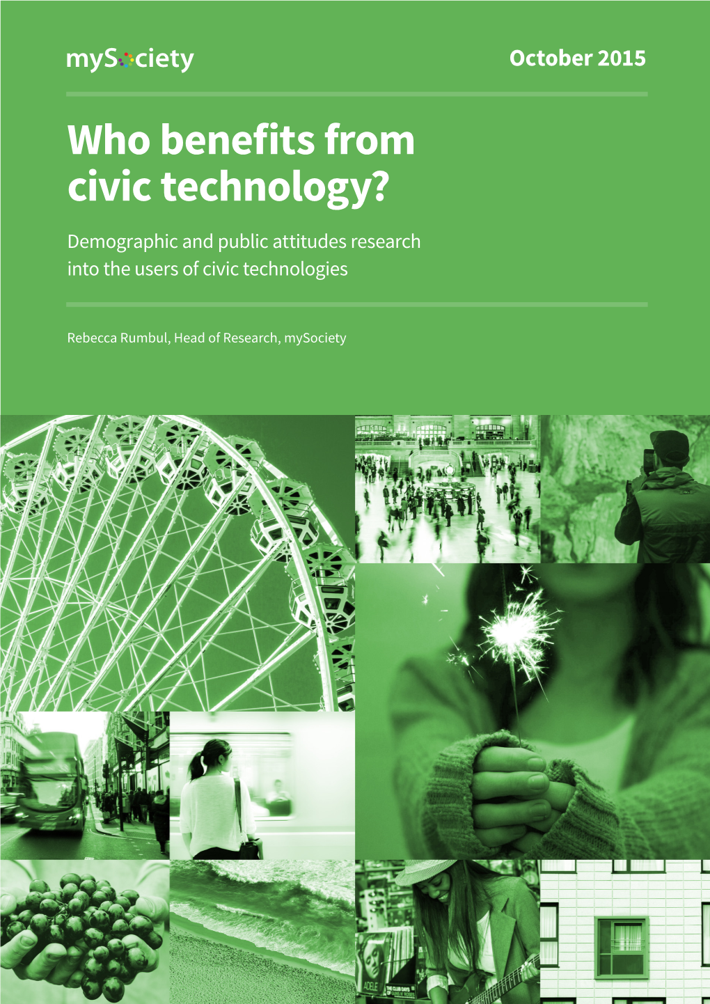 Who Benefits from Civic Technology? Demographic and Public Attitudes Research Into the Users of Civic Technologies