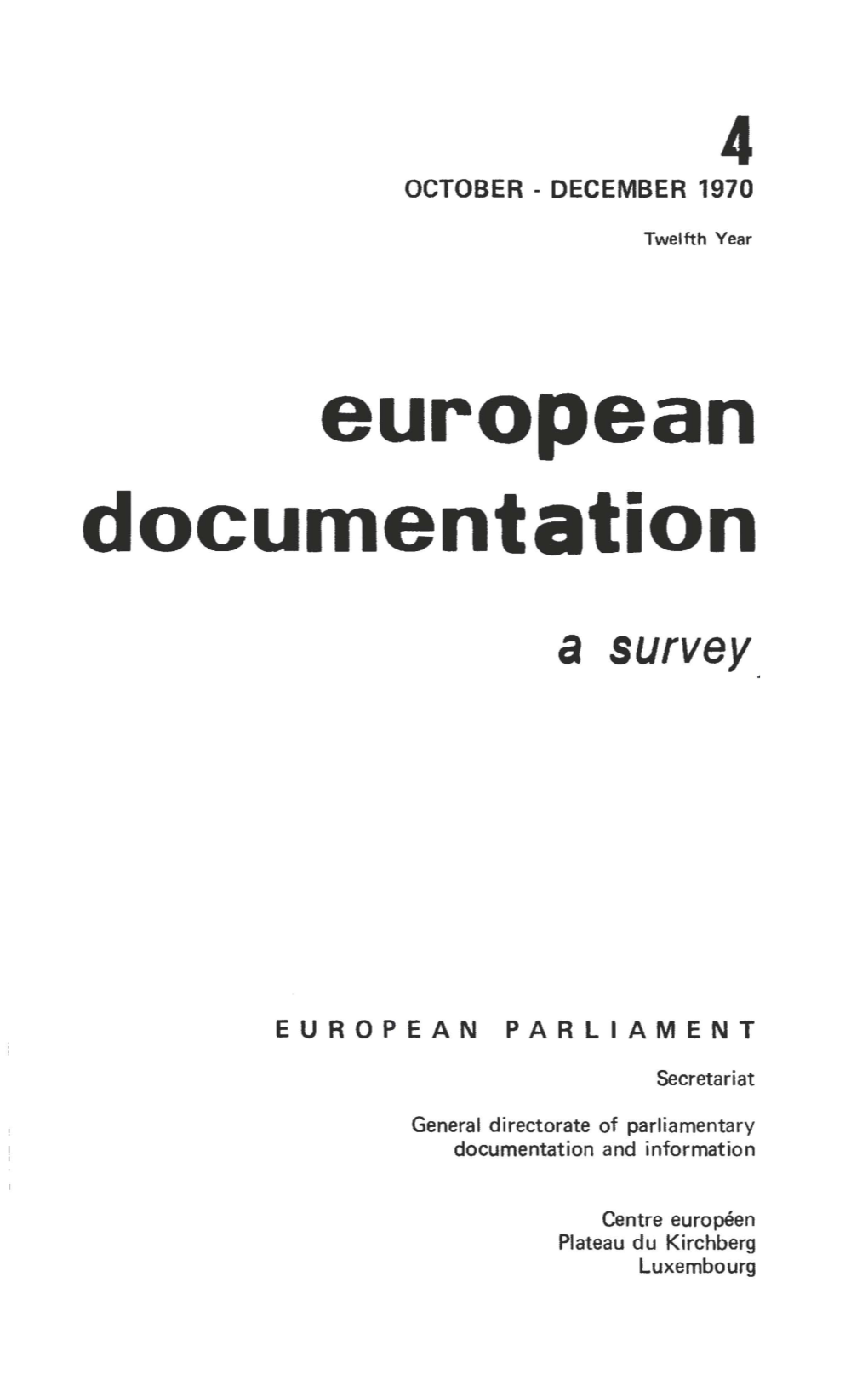 European L Documentation ::: ~ a Survey@