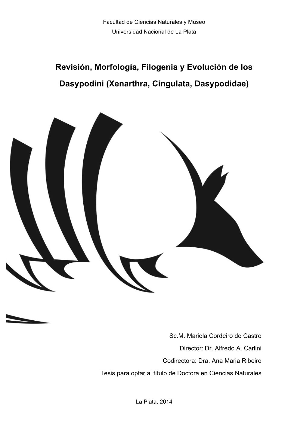 Revisión, Morfología, Filogenia Y Evolución De Los Dasypodini