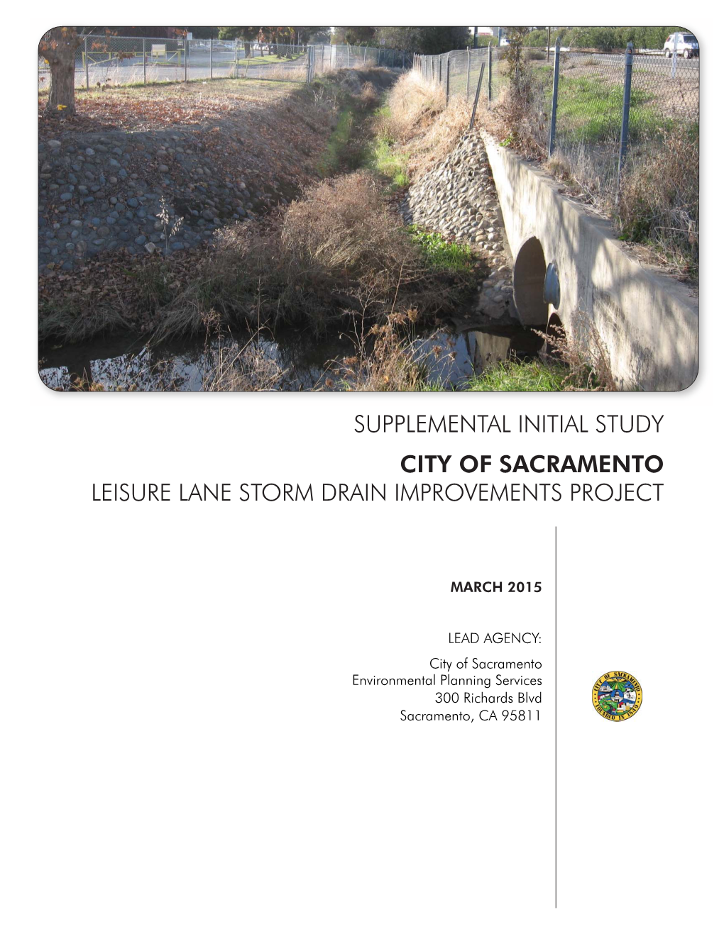 Leisure Lane Storm Drain Improvements Project