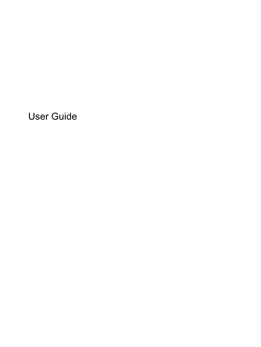 User Guide © Copyright 2015 Hewlett-Packard Product Notice Software Terms Development Company, L.P