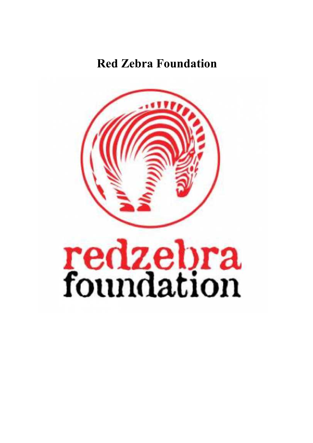 Brief on the Red Zebra Foundation