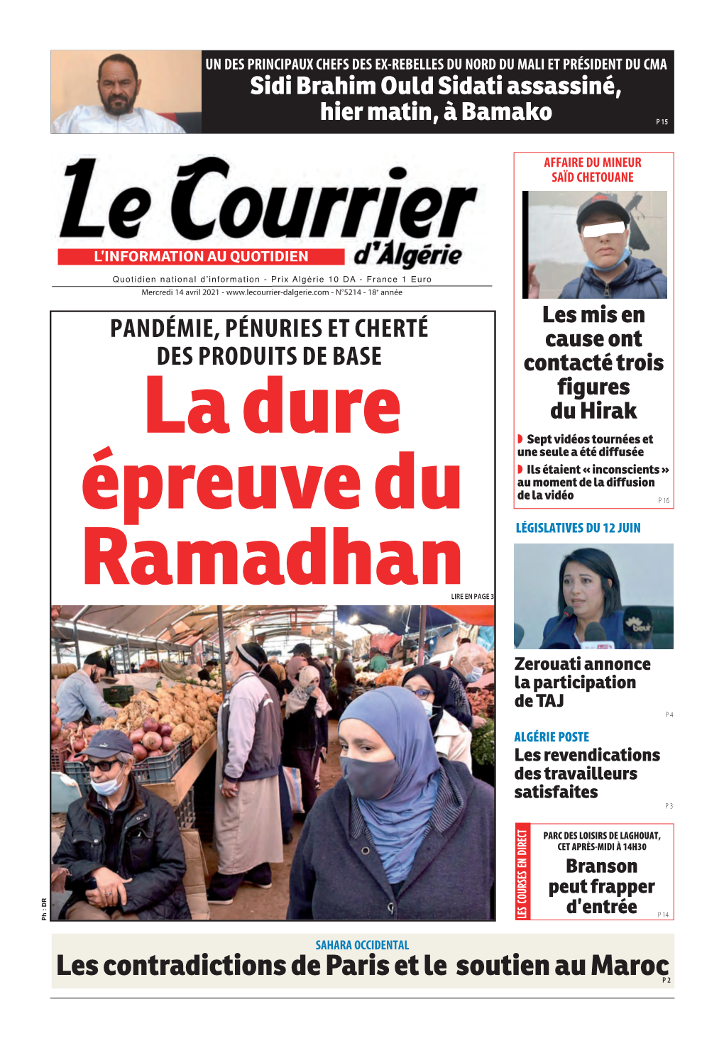 Les Contradictions De Paris Et Le Soutien Au Maroc