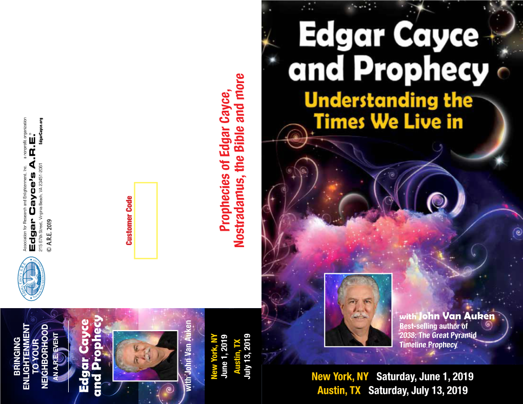 Prophecies of Edgar Cayce, Nostradamus, the Bible and More