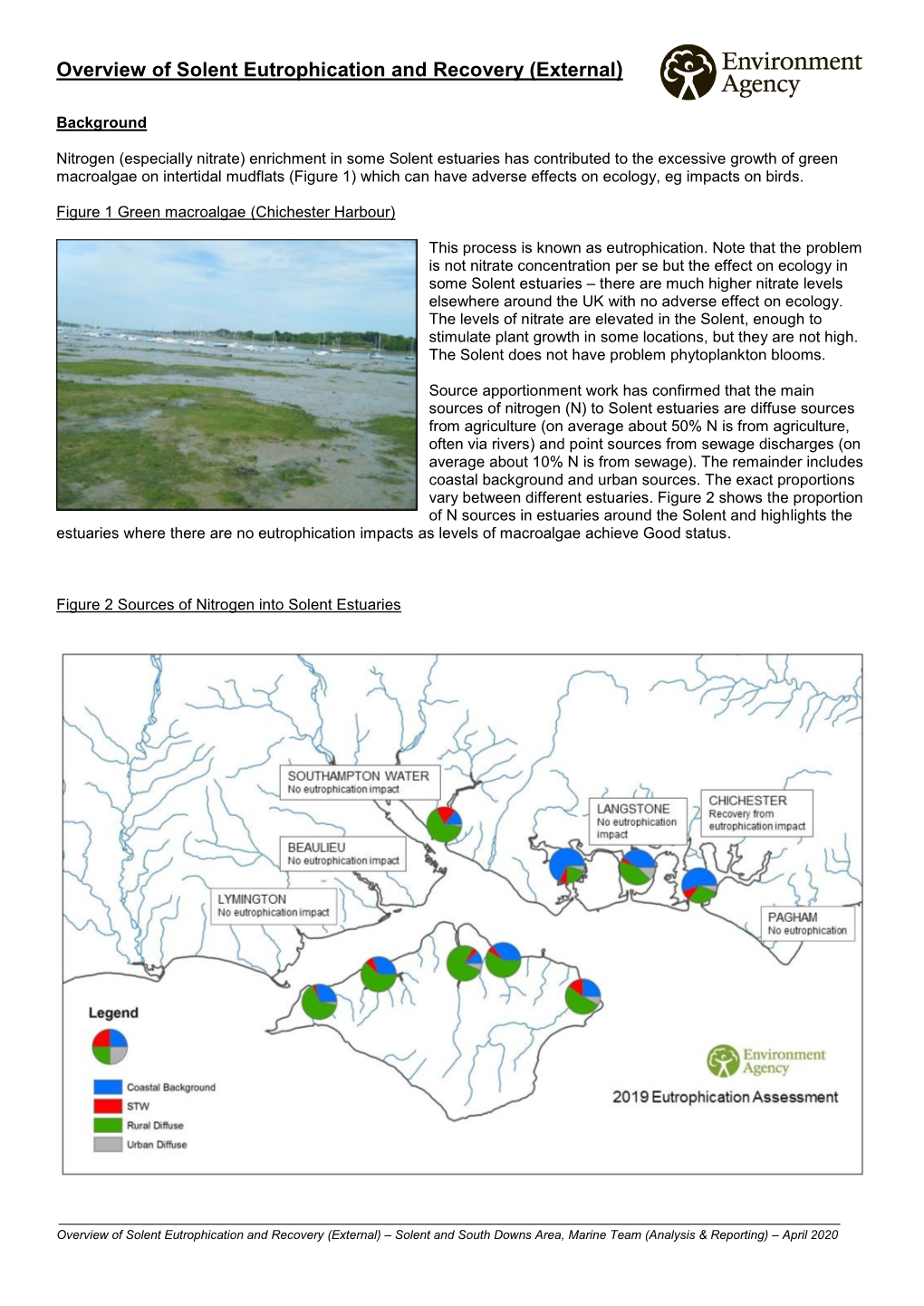 Overview of Solent Eutrophication and Recovery (External)