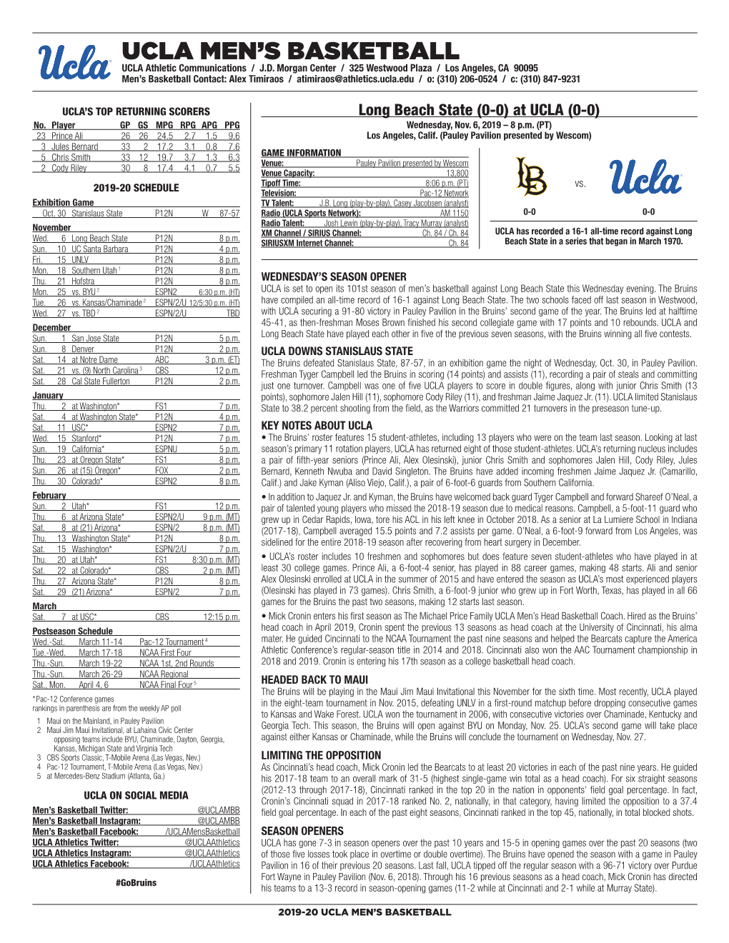 Ucla Men's Basketball