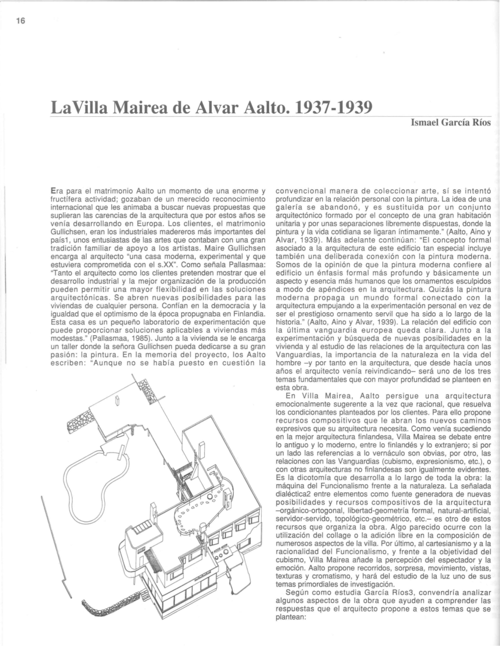 La Villa Mairea De Alvar Aalto. 1937-1939