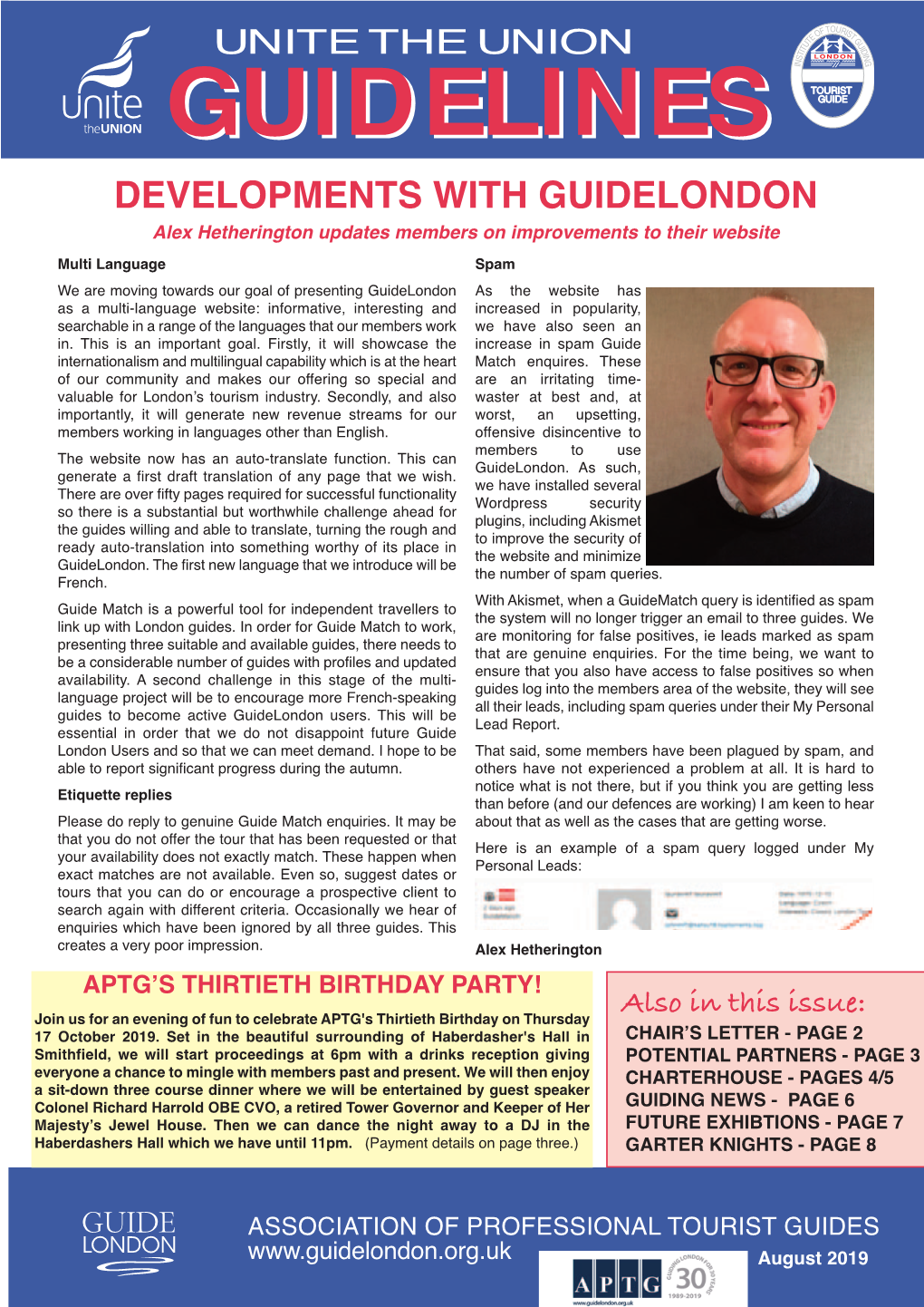 Developments with Guidelondon