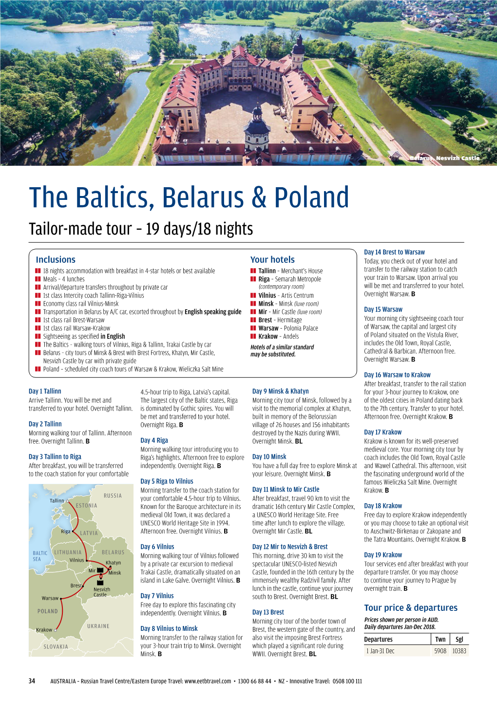 The Baltics, Belarus & Poland