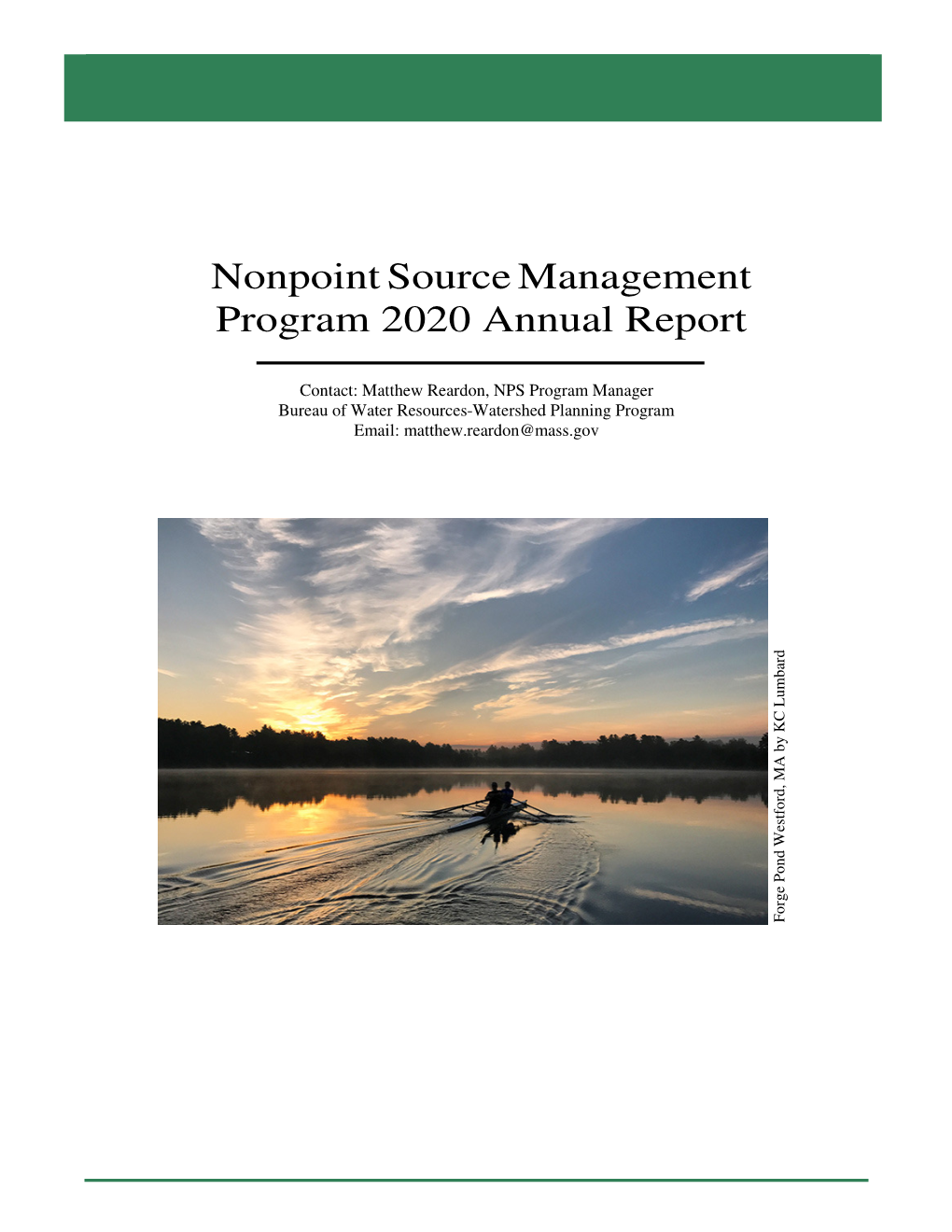 Nonpoint Source Management Program 2020 Annual Report