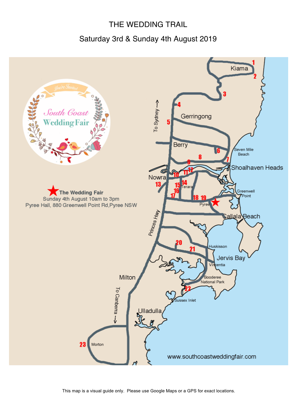 THE WEDDING TRAIL Saturday 3Rd & Sunday 4Th August 2019