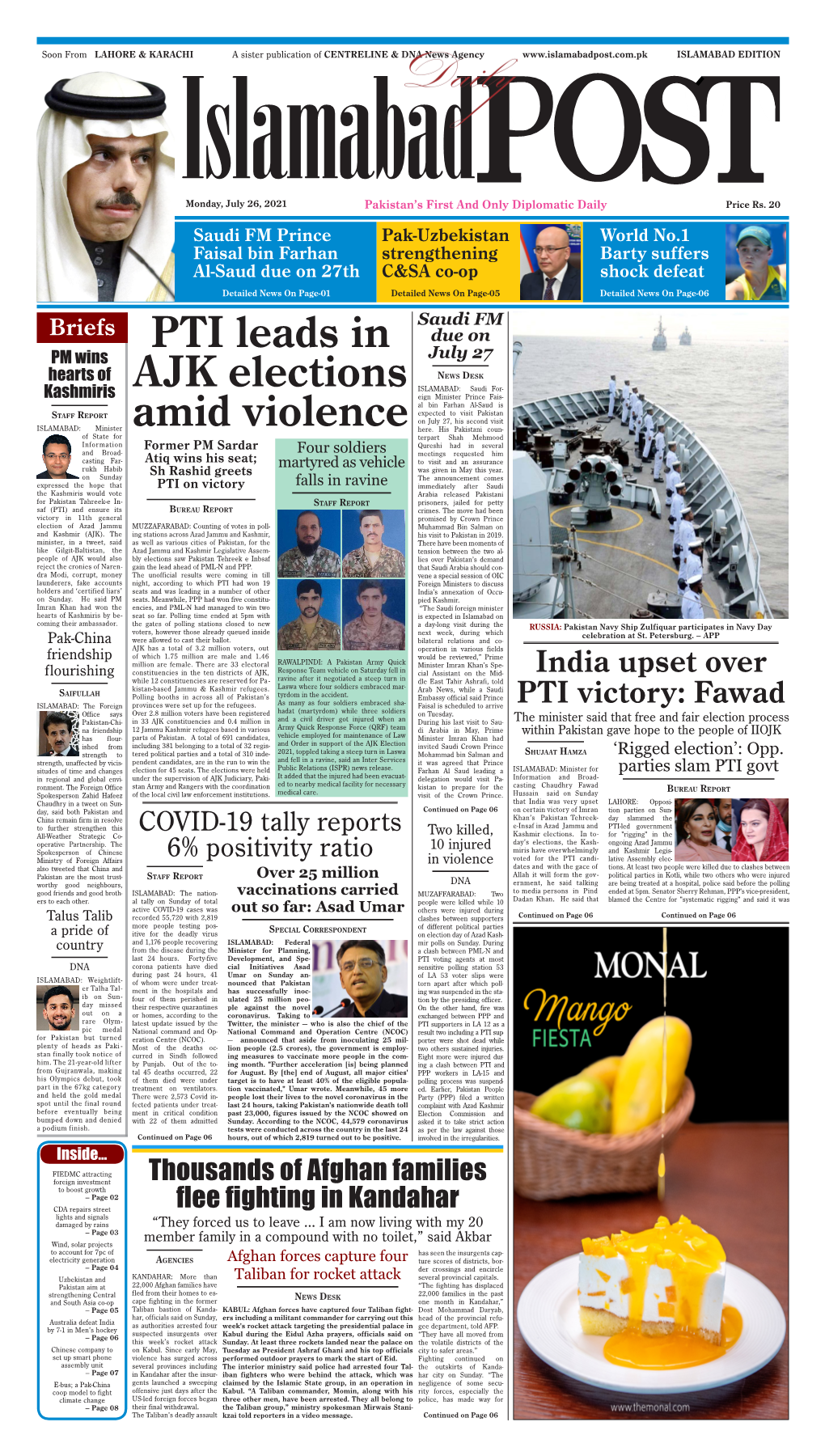 PTI Leads in AJK Elections Amid Violence