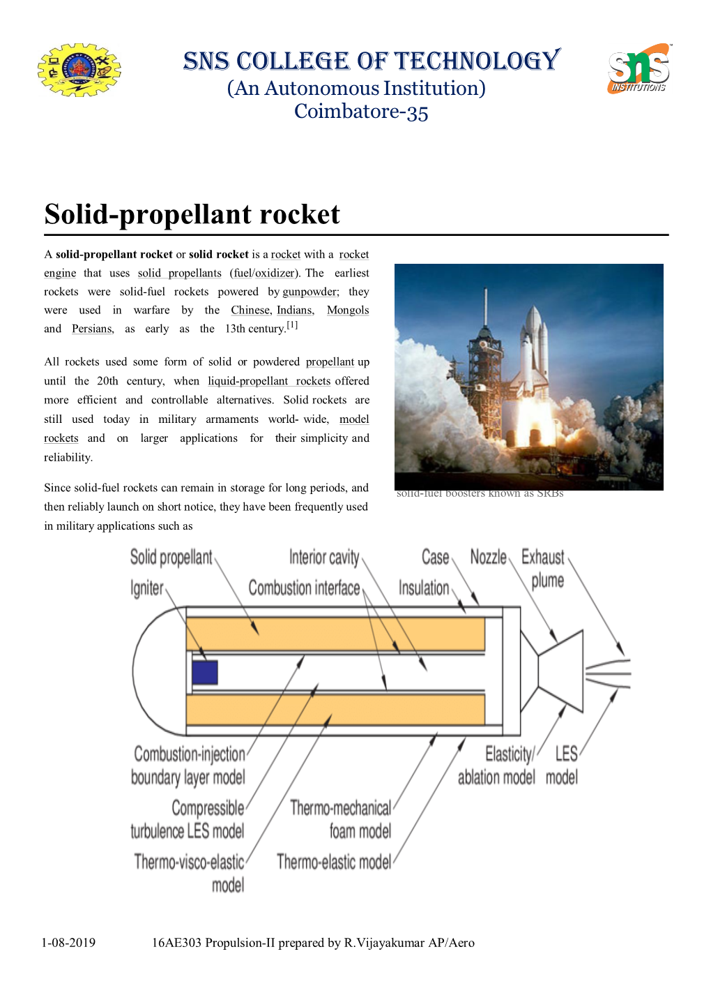 Solid-Propellant Rocket