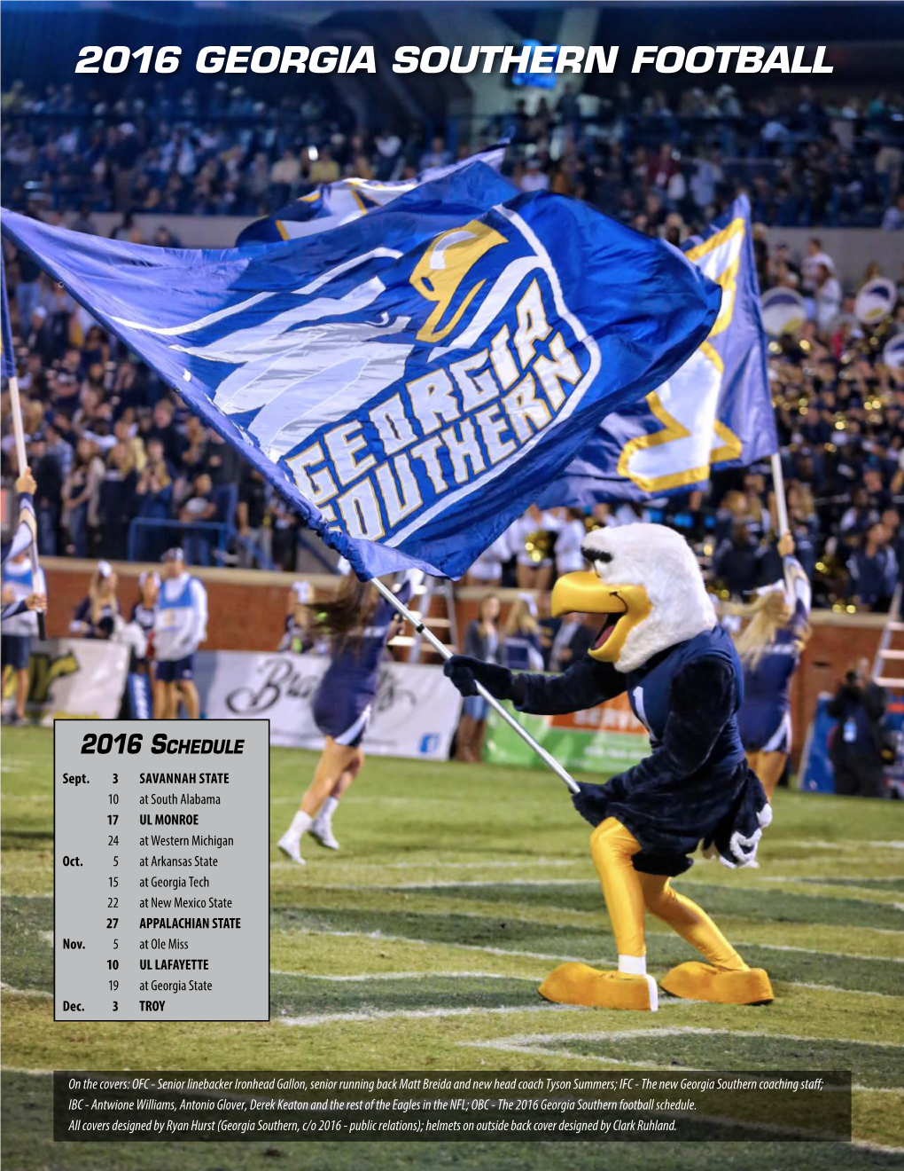 2016 Georgia Southern Football Eagles Gata 2016 Season Coaching Staff Meet the Eaglesmeet the Student Services 2015 Review