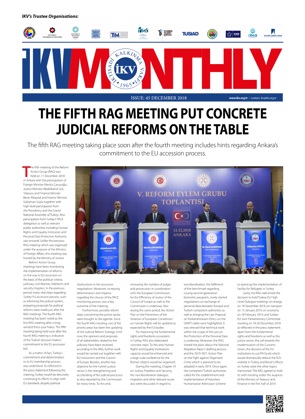 The Fifth Rag Meeting Put Concrete Judicial Reforms on the Table