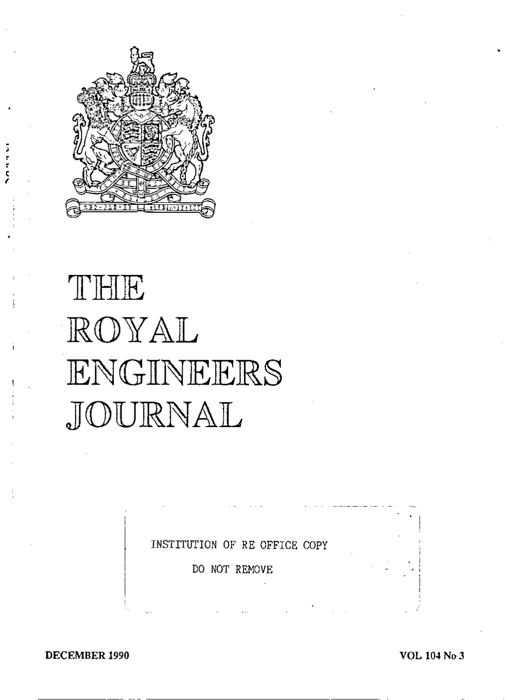 The Royal Engineers Journal