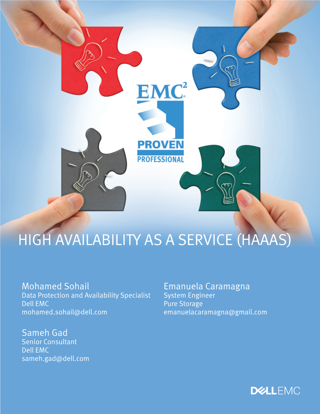 High Availability As a Service (Haaas)