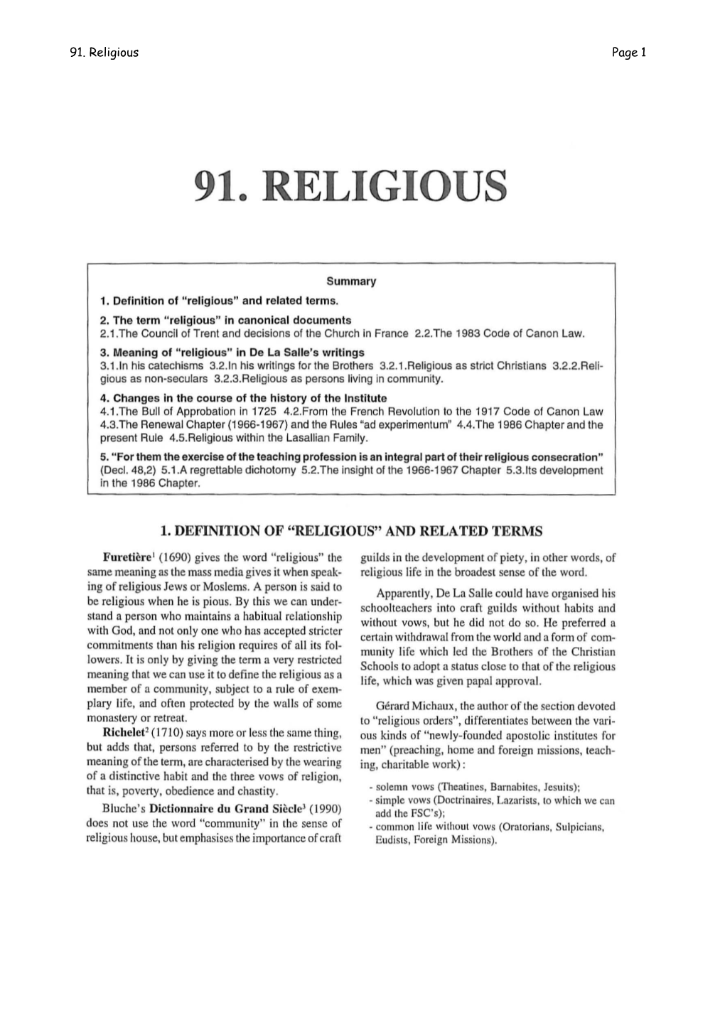 Religious Page 1