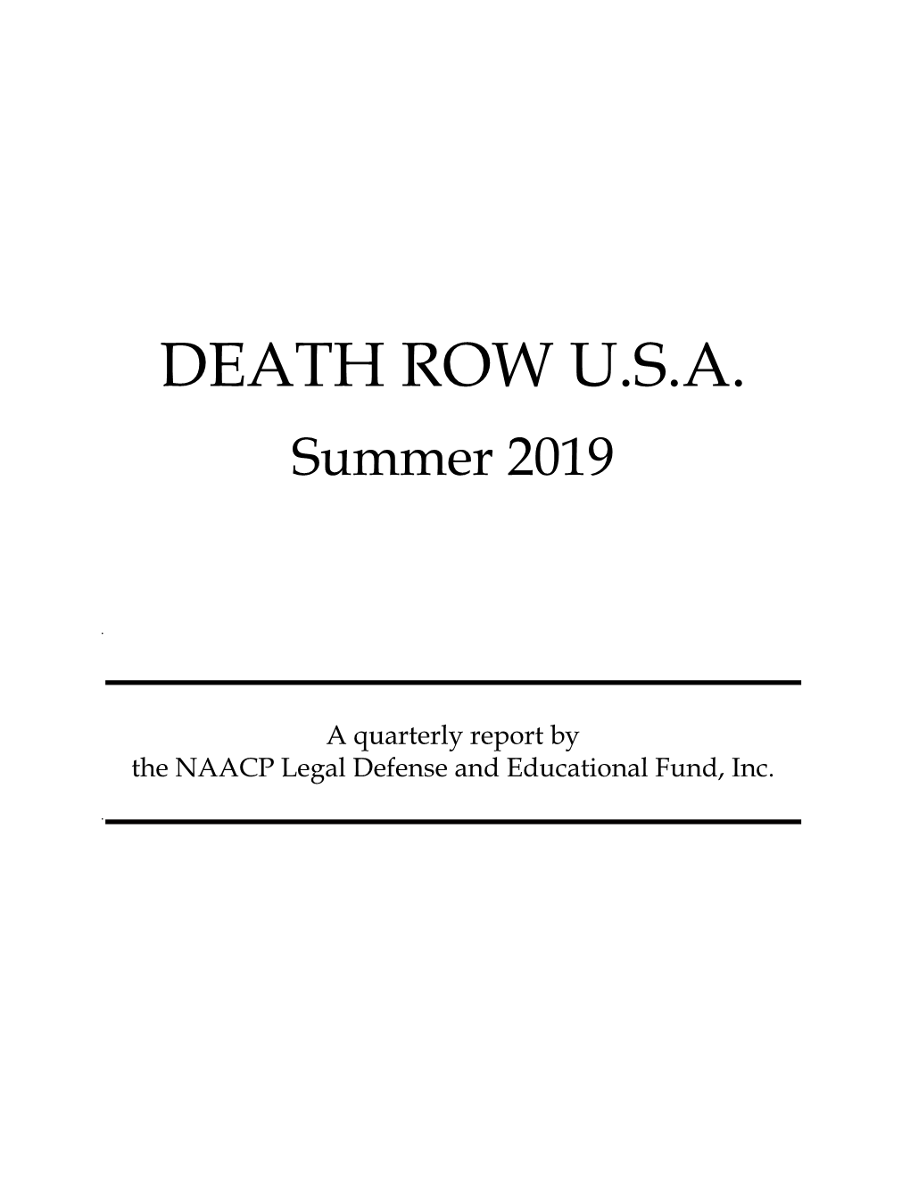 Death Row U.S.A