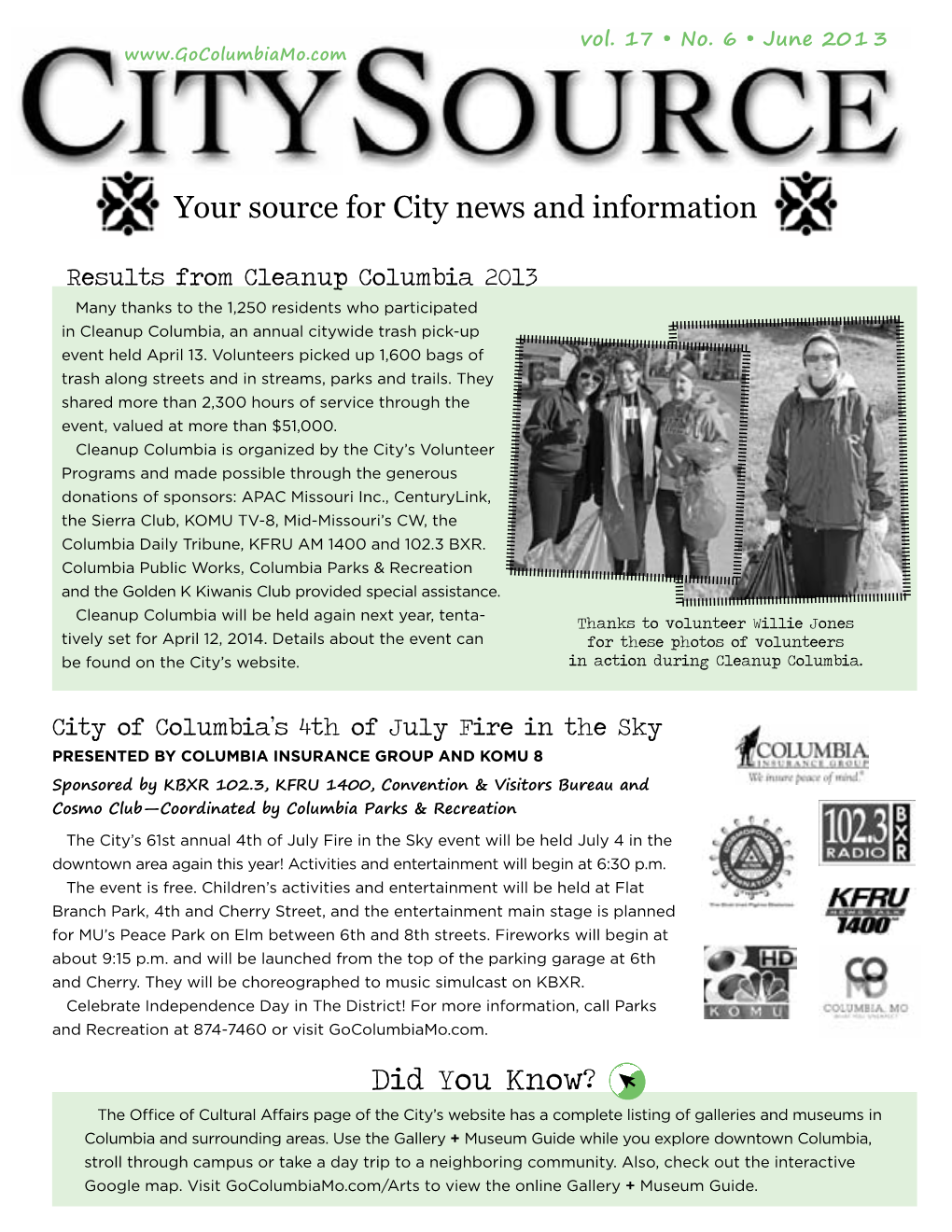 Your Source for City News and Information Did You Know?
