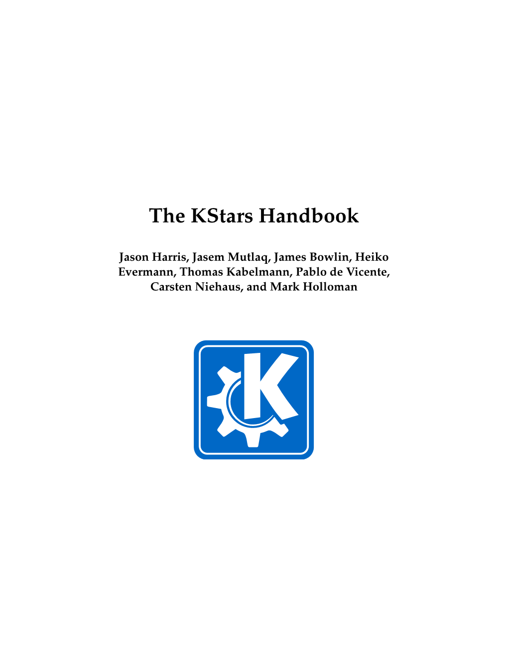 The Kstars Handbook