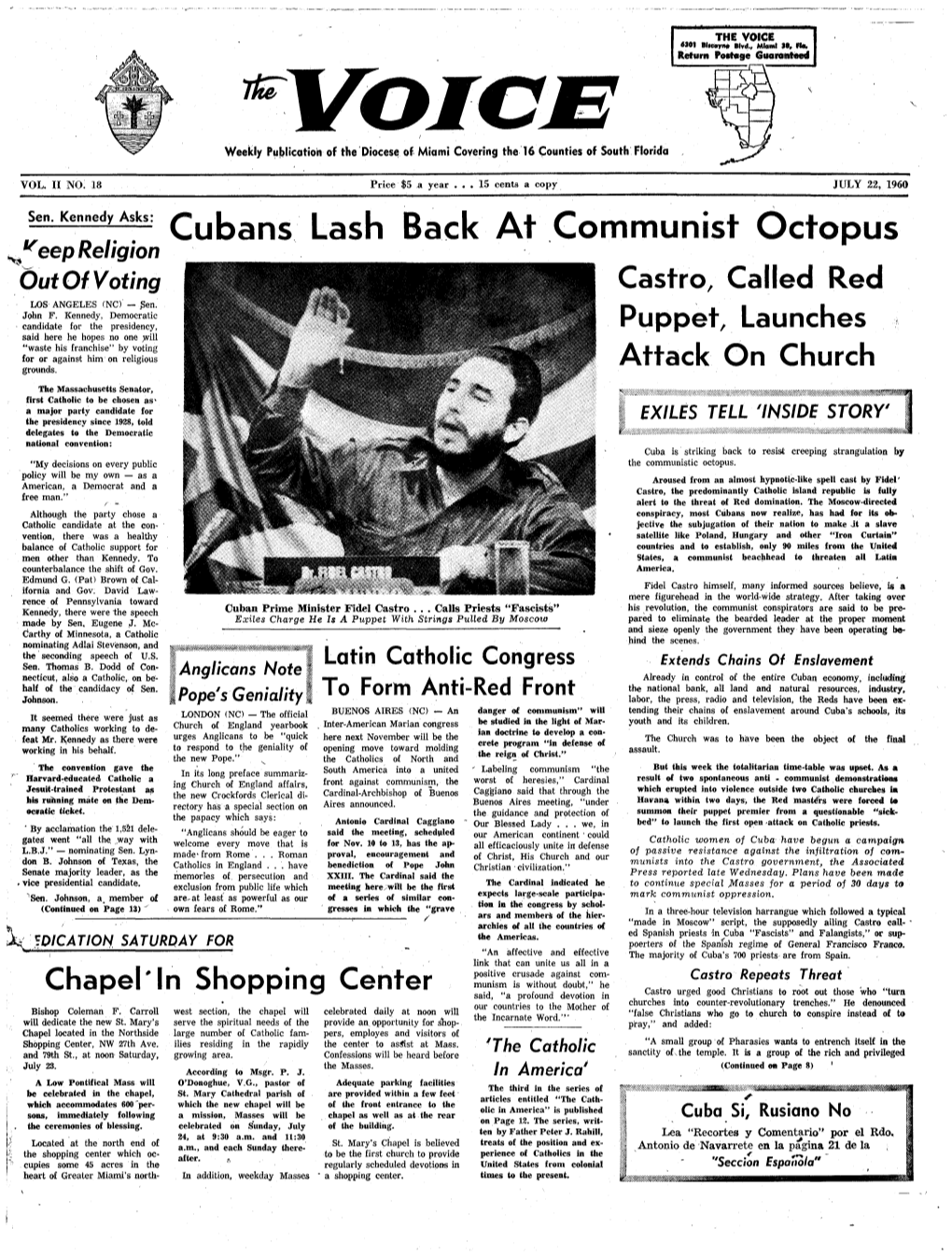 ——*— Cubans Lash Back at Communist Octopus