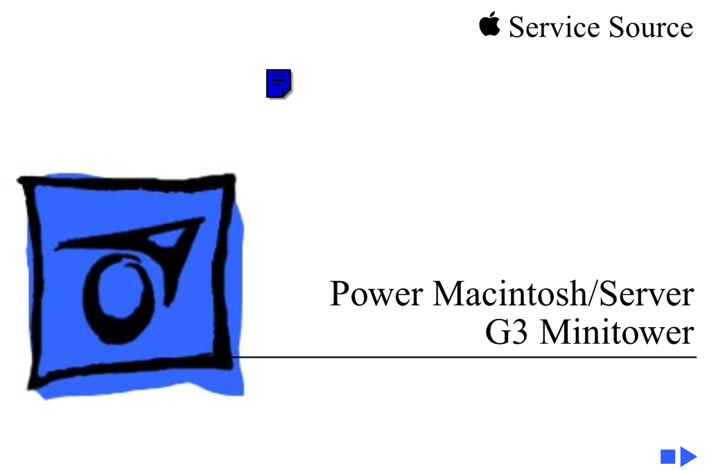 Power Macintosh/Server G3 Minitower 