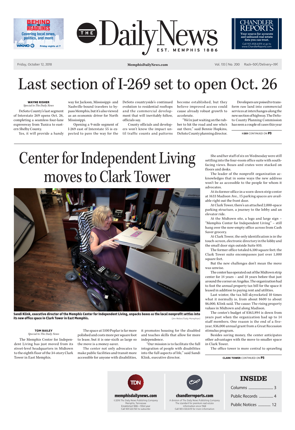 Center for Independent Living Moves to Clark Tower