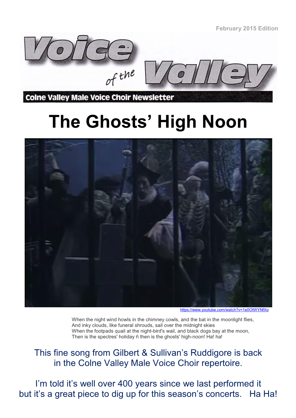 The Ghosts' High Noon