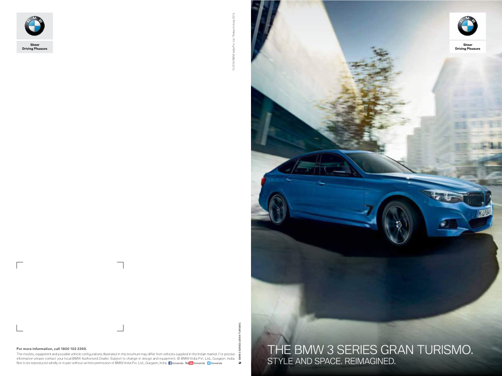 BMW 3 Series Gran Turismo Brochure