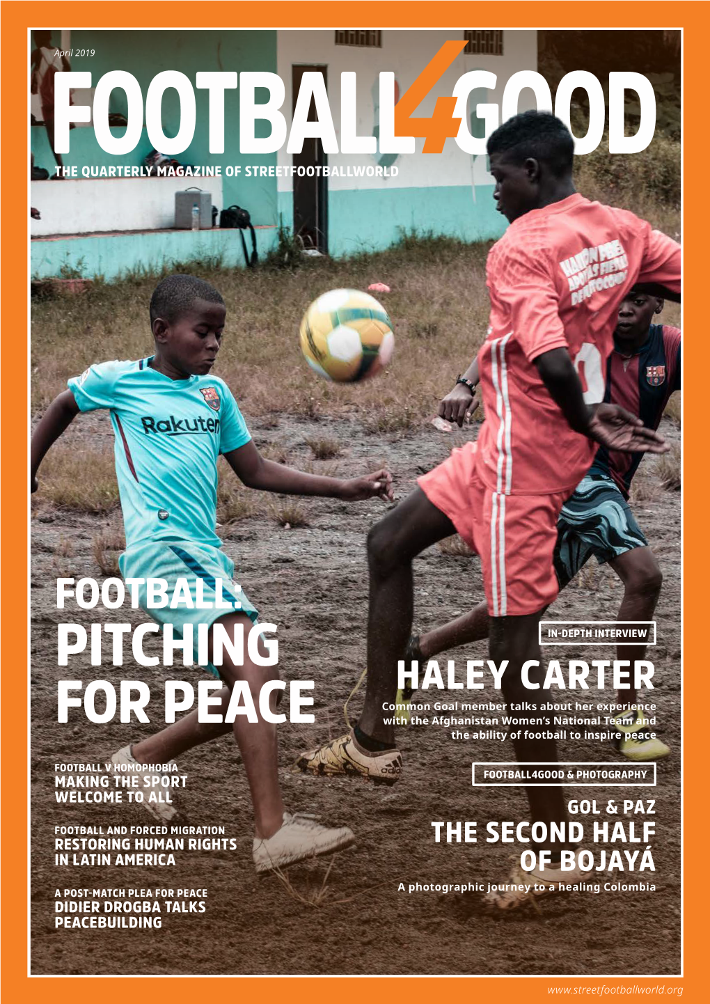 FOOTBALL4GOOD MAGAZINE | APRIL 2019 FOOTBALL in EMERGENCY RESPONSE 9 Implementing Organisations, Is Its Holistic Development