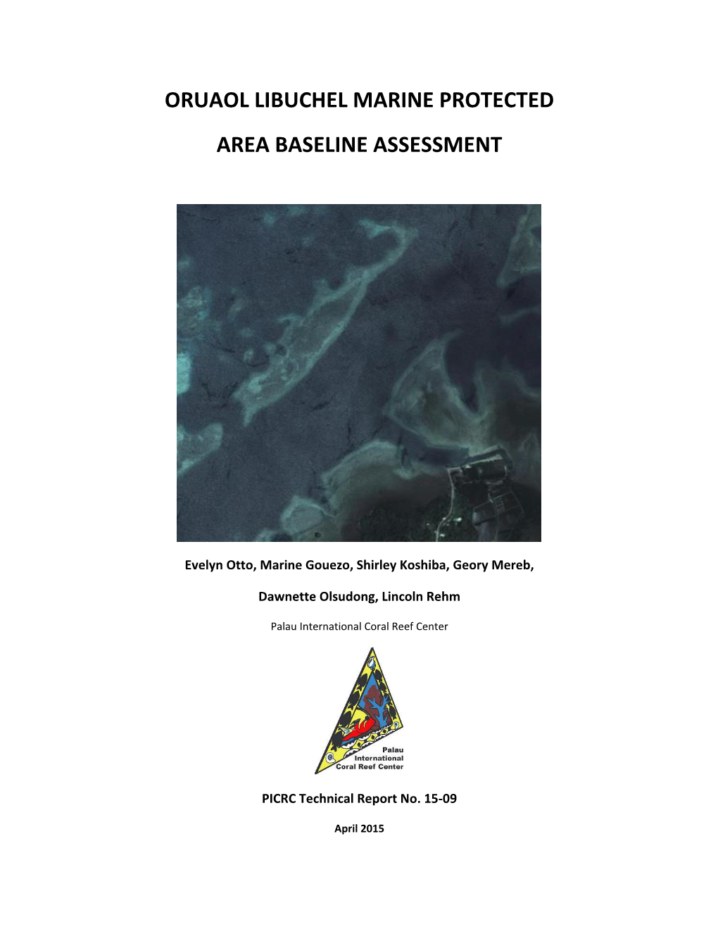 Oruaol Libuchel Marine Protected Area Baseline Assessment