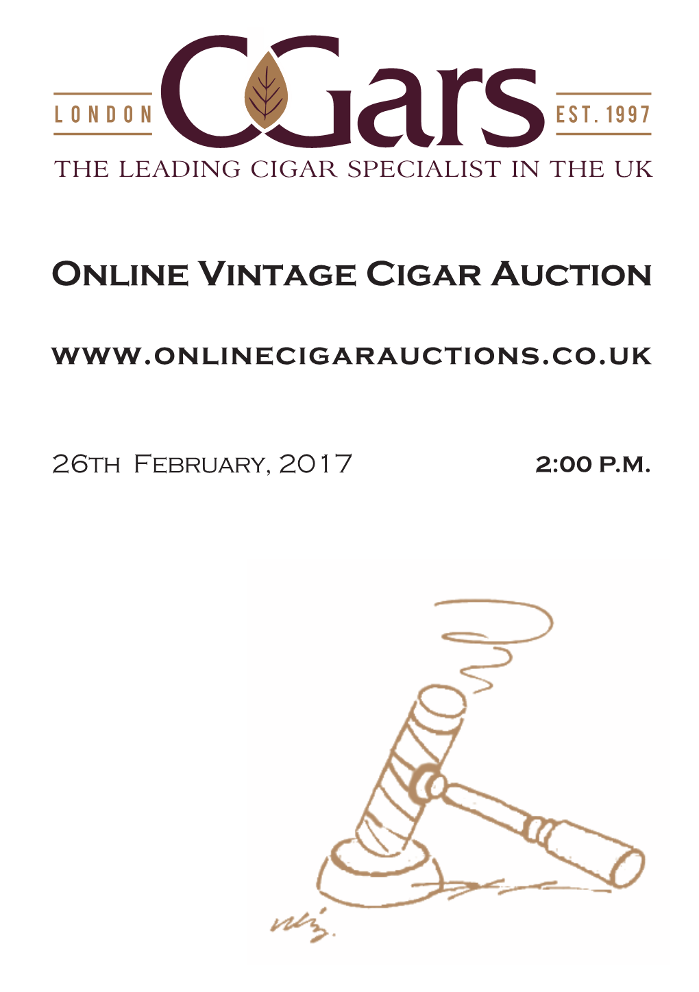 Online Vintage Cigar Auction