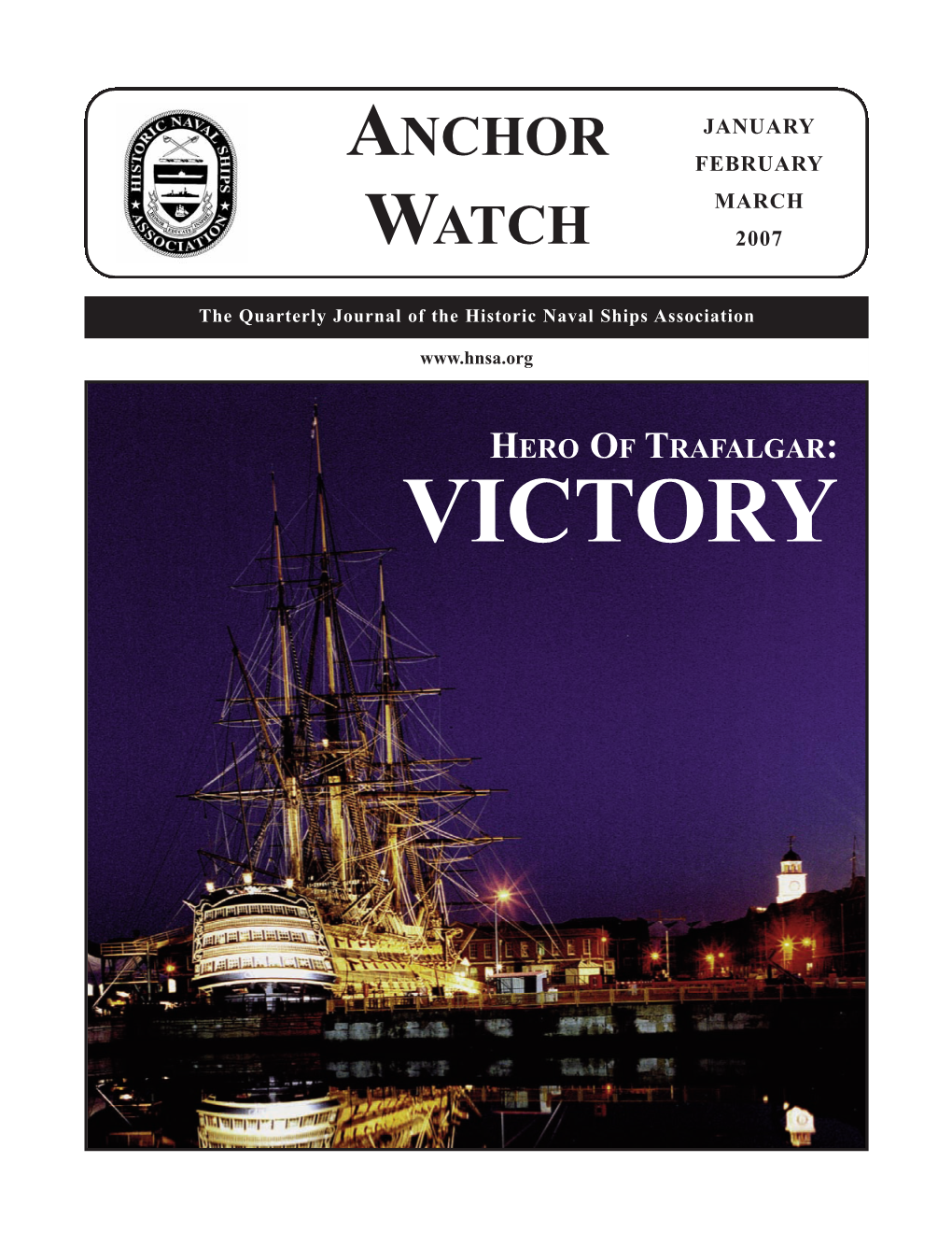 Winter 2006 HNSA Anchor Watch.Qxd 7/3/2008 3:19 PM Page 1