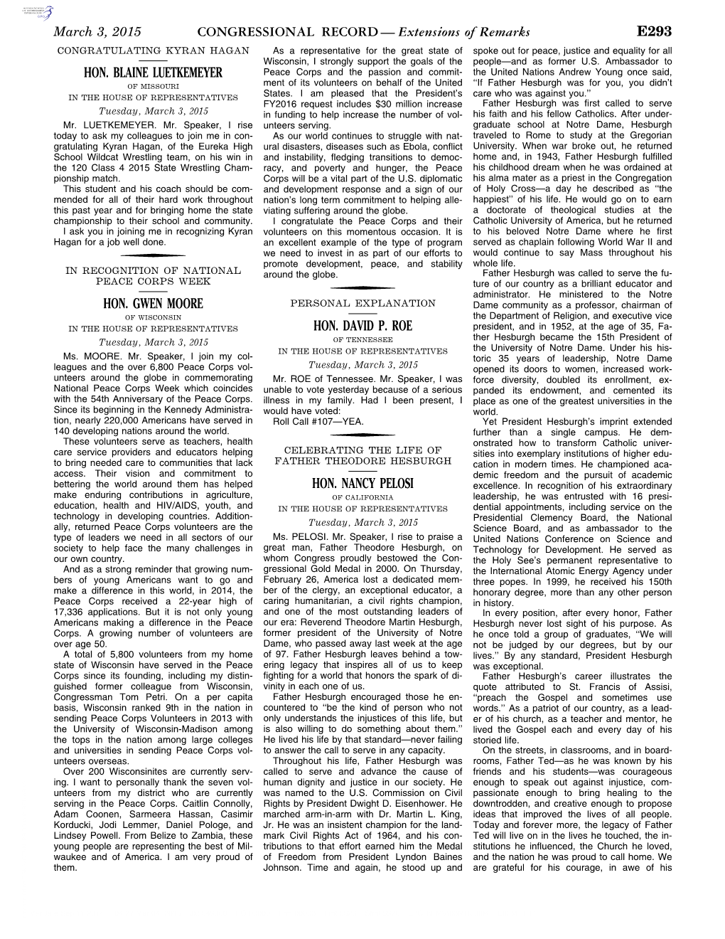 CONGRESSIONAL RECORD— Extensions Of