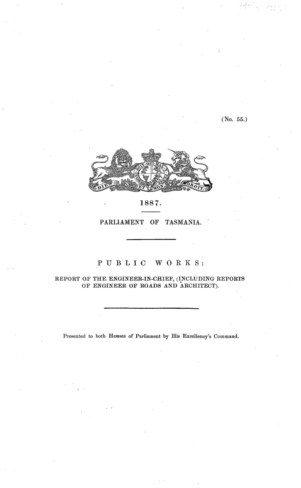 Public Works Report of the Engineer-In-Chief